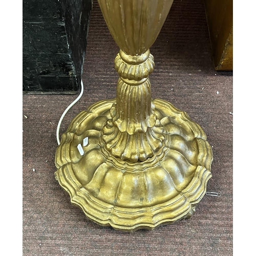 289 - Gilt standard lamp