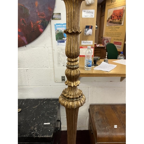 289 - Gilt standard lamp