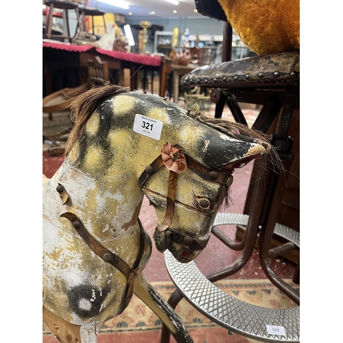 321 - Collinson circa 1940s rocking horse minus rockers