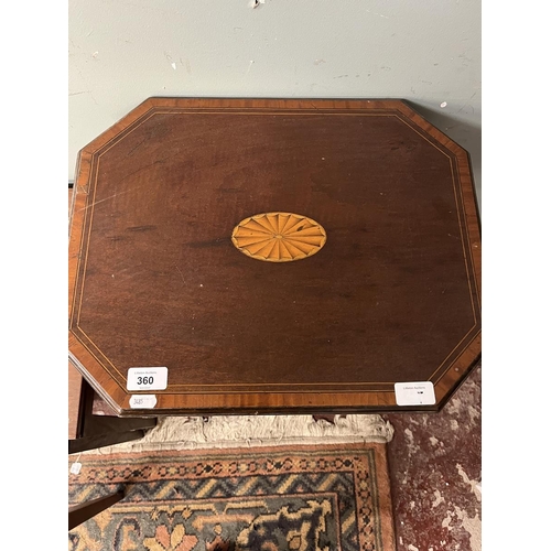 360 - 2 tier inlaid occasional table