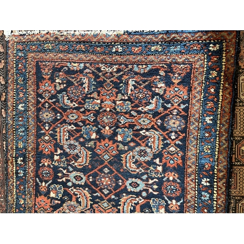 433 - Antique Persian Hammadan early 20thC hand weave rug