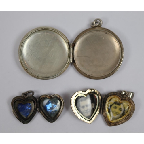 7 - 3 silver lockets