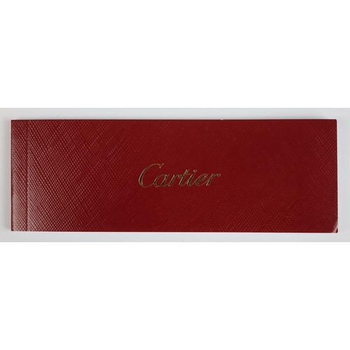 86 - Cartier pen in original case with instruction booklet