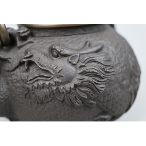 99 - Chinese bronze tea pot