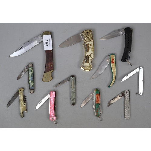 163 - Collection of vintage pocket penknives