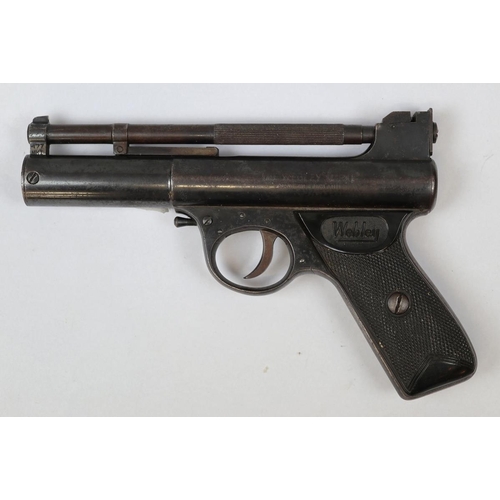 179 - Webley MK1 .177 air pistol S/N 2852