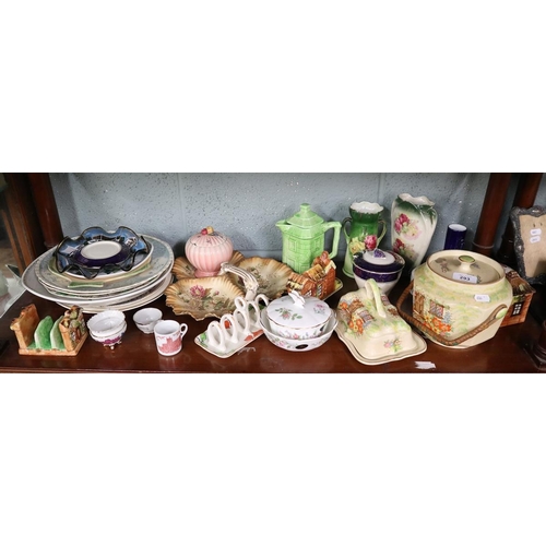 293 - Collection of ceramics to include Arthur Wood, Copeland Spode, Wedgwood etc