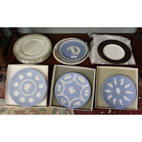 306 - Collection of plates mostly Wedgwood & Minton