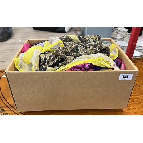 395 - Collection of scarves to include Dolce and Gabbana, Louise Vuitton and Pucci etc