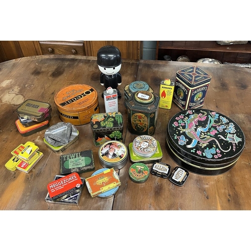 447 - Collection of tins and advertising items