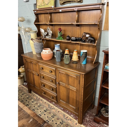 451 - Golden Dawn Ercol dresser - Approx W: 145cm D: 51cm H: 170cm