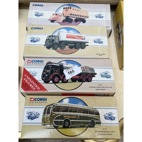 585 - 4 Corgi Classic die cast vehicles in original boxes