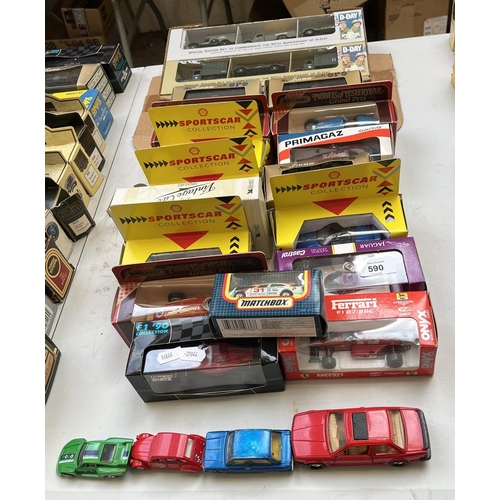 590 - Collection of die cast vehicles in original boxes