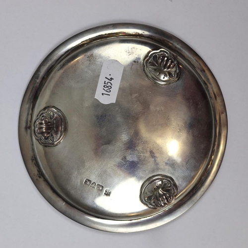 10 - Small hallmarked silver salver - Approx 140g