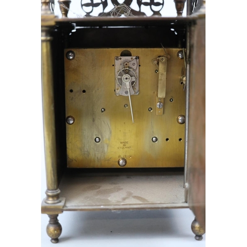 148 - Brass Lantern clock