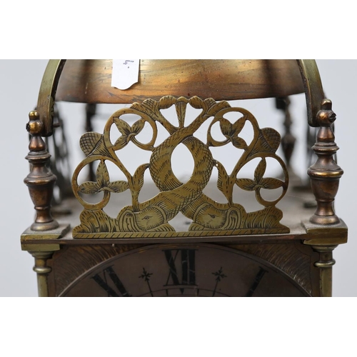 148 - Brass Lantern clock