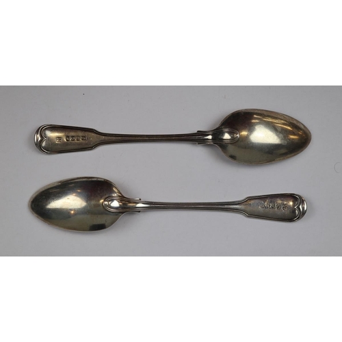 16 - Pair of hallmarked silver spoons - Approx 152g