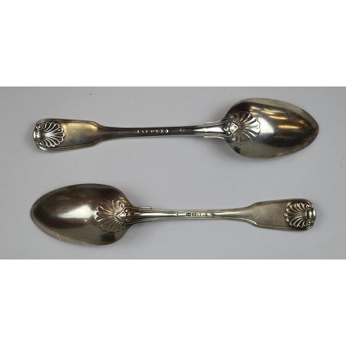 17 - Pair of hallmarked silver spoons - Approx 202g