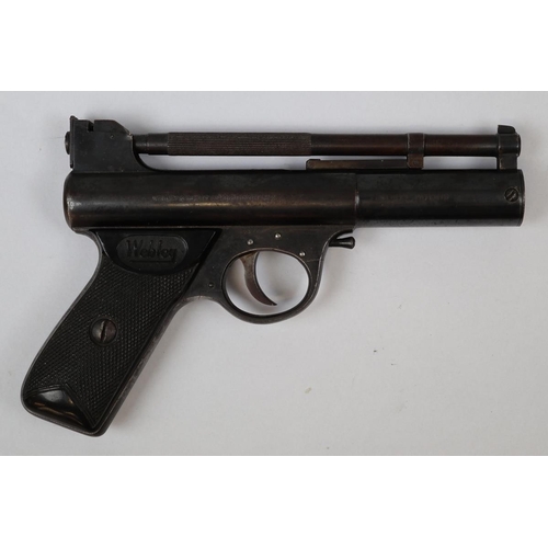 179 - Webley MK1 .177 air pistol S/N 2852