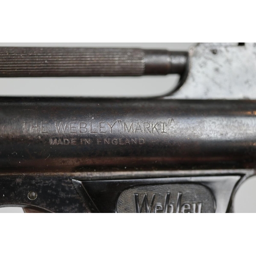 179 - Webley MK1 .177 air pistol S/N 2852