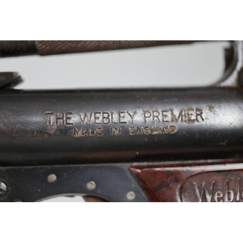 183 - Webley Premier .22 air pistol Batch 185