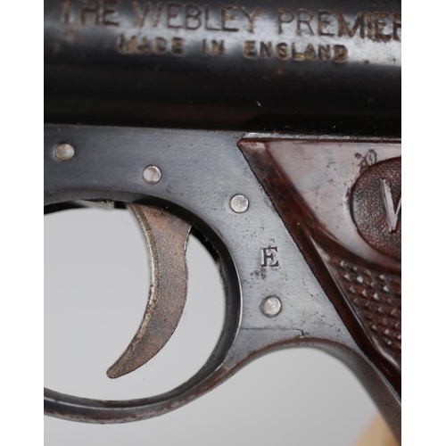 183 - Webley Premier .22 air pistol Batch 185