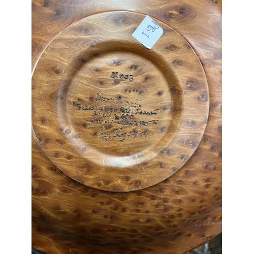 364 - Collection of treen items to include birdseye maple bowl