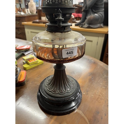 445 - Victorian oil lamp