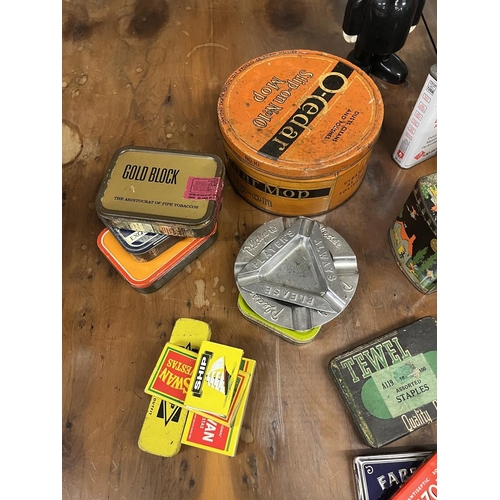 447 - Collection of tins and advertising items