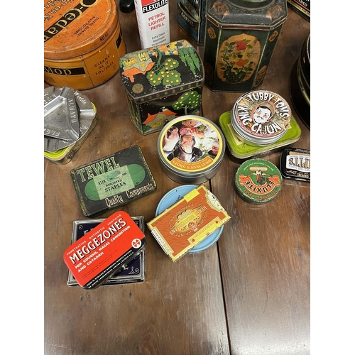 447 - Collection of tins and advertising items