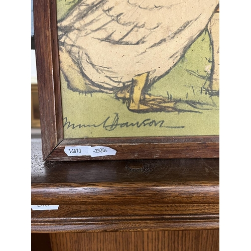 449 - Framed print - The Goose Girl