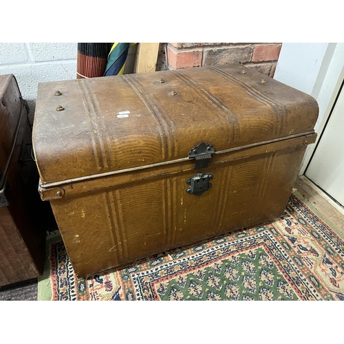 479 - 3 metal travelling chests