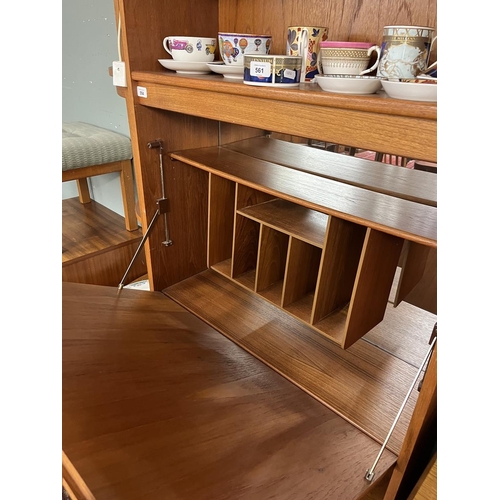 554 - G-Plan teak unit together with corner cupboard