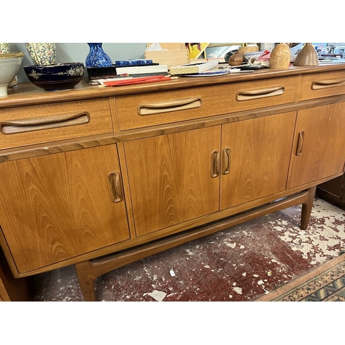 555 - G-Plan teak sideboard - Approx W: 152cm D: 46cm H: 84cm