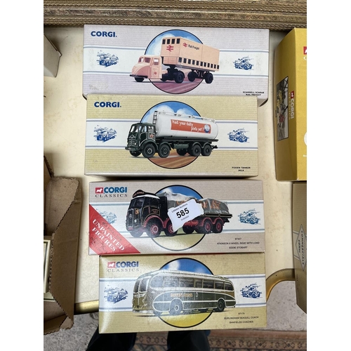 585 - 4 Corgi Classic die cast vehicles in original boxes