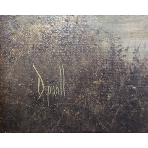 512 - Oil on board signed - Approx image size: 44cm x 29cm