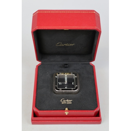 27 - Cartier Santos SIHH 2004 compass in case and box