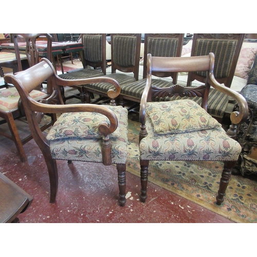 601 - Pair of Georgian armchairs