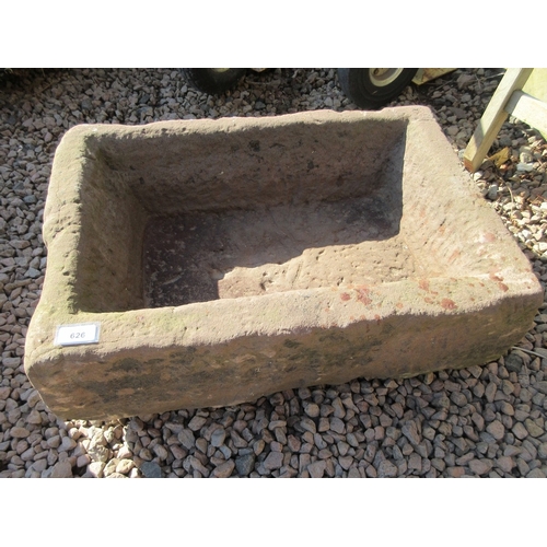 626 - Large natural stone trough