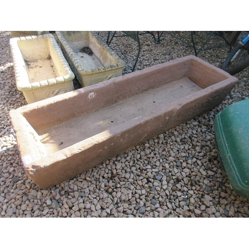 627 - Large natural stone trough