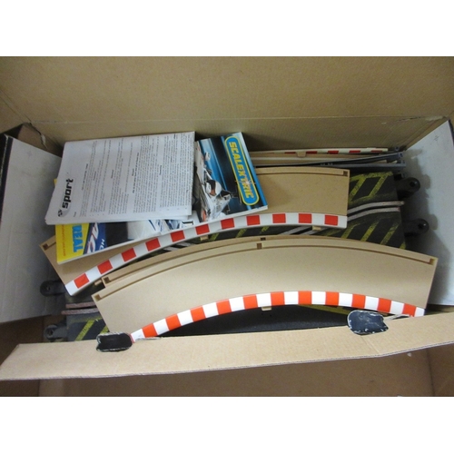 251 - Scalextric in original box together with a box of cars