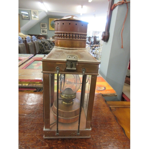 286 - Copper oil lantern