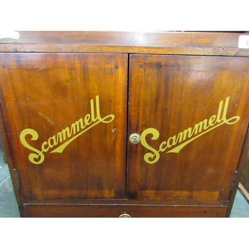 306 - Scammell Lorry workshop cabinet