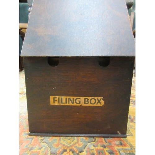 315 - 1930's filing box with fitted interior