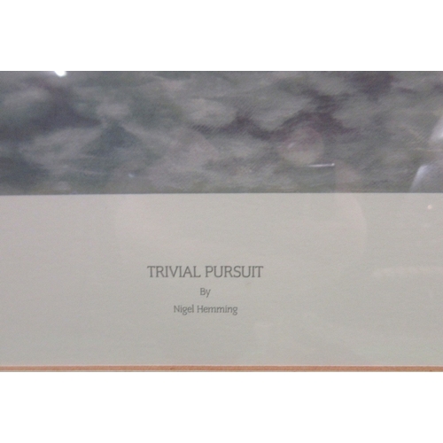 340 - L/E signed print by Nigel Hemming - Trivial Pursuit