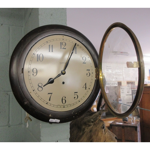 399 - Smiths wall clock with key