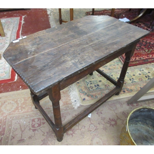 470 - Antique oak side table