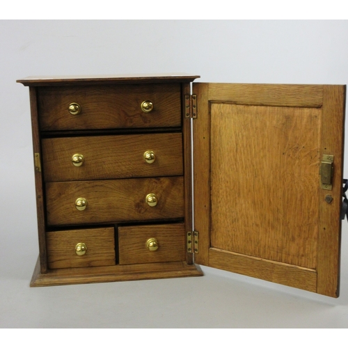 498 - Small 6 drawer collectors cabinet