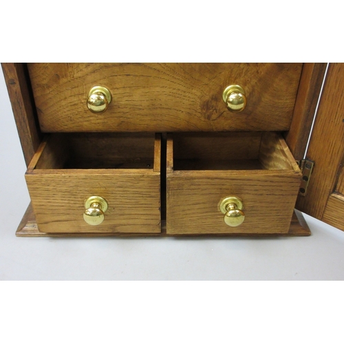 498 - Small 6 drawer collectors cabinet