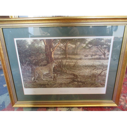 567 - Large collection of Alan Hunt L/E prints - African Wilderness The Sappi portfolio limited edition fr... 